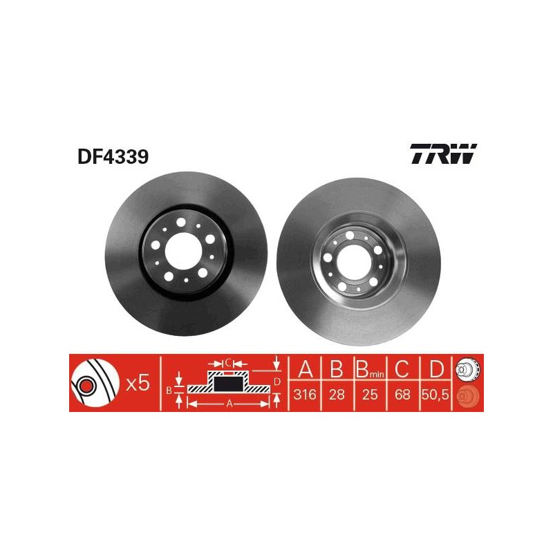 PAIRE DE DISQUES