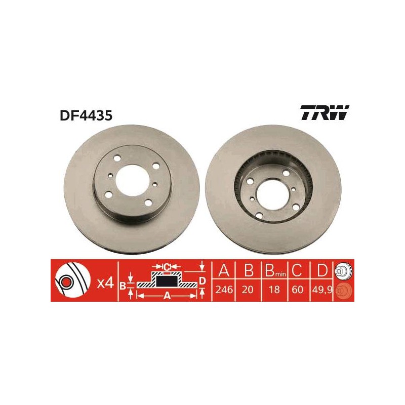 PAIRE DE DISQUES