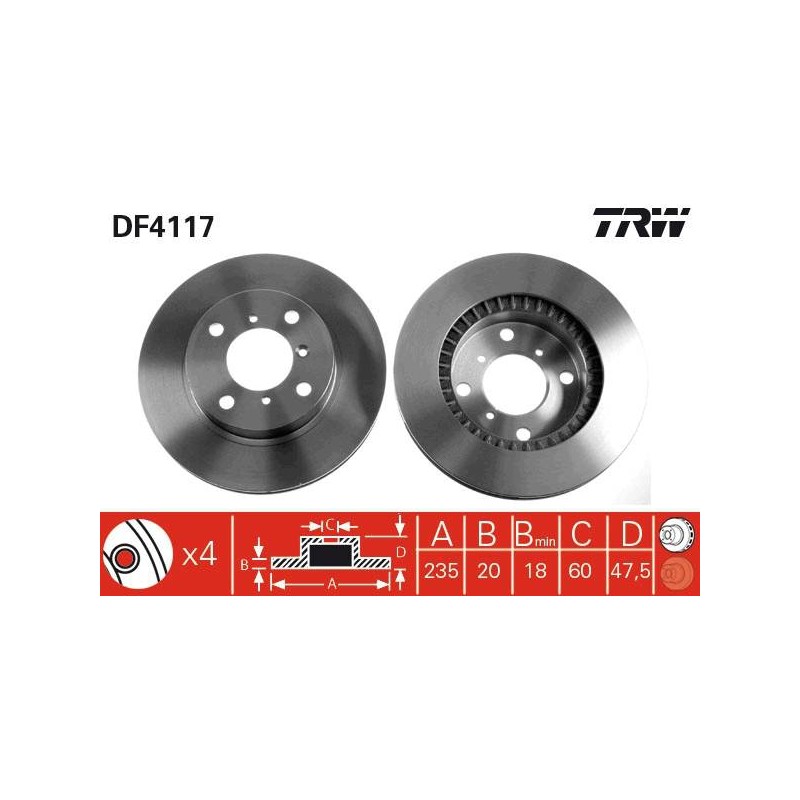 PAIRE DE DISQUES