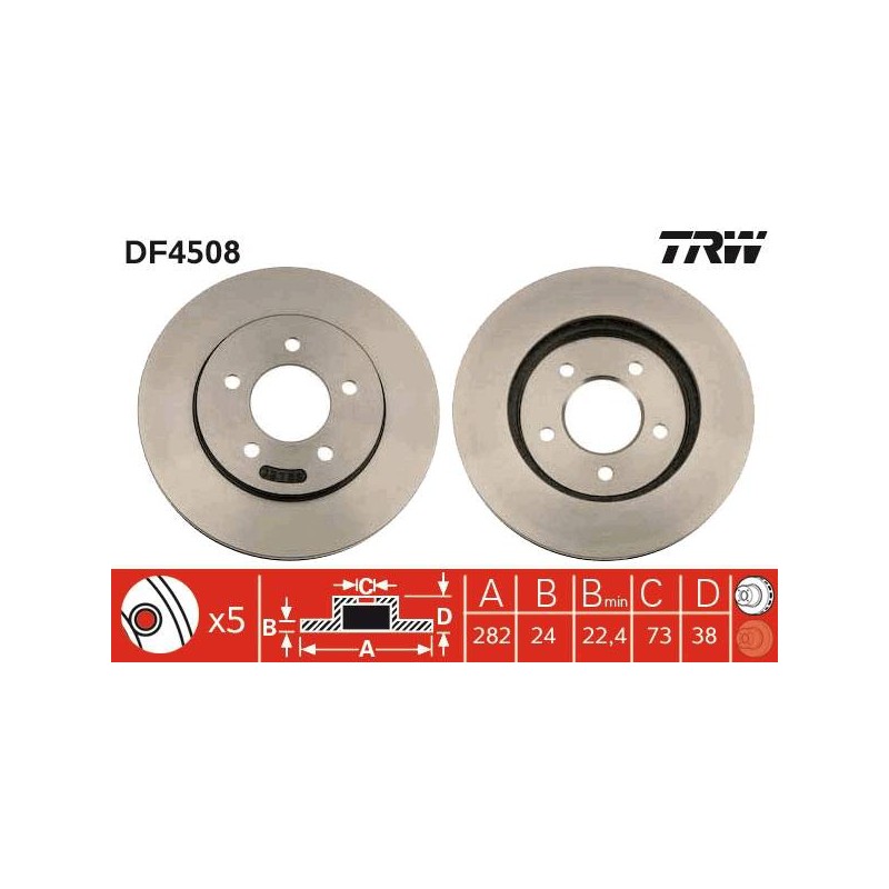 PAIRE DE DISQUES