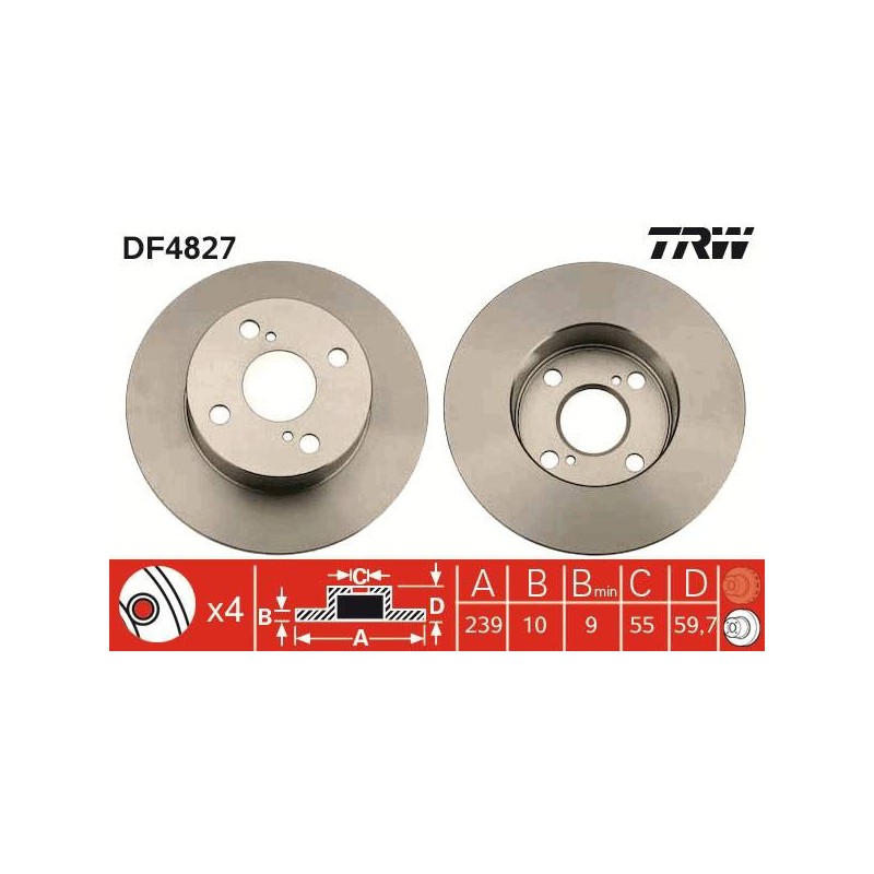PAIRE DE DISQUES