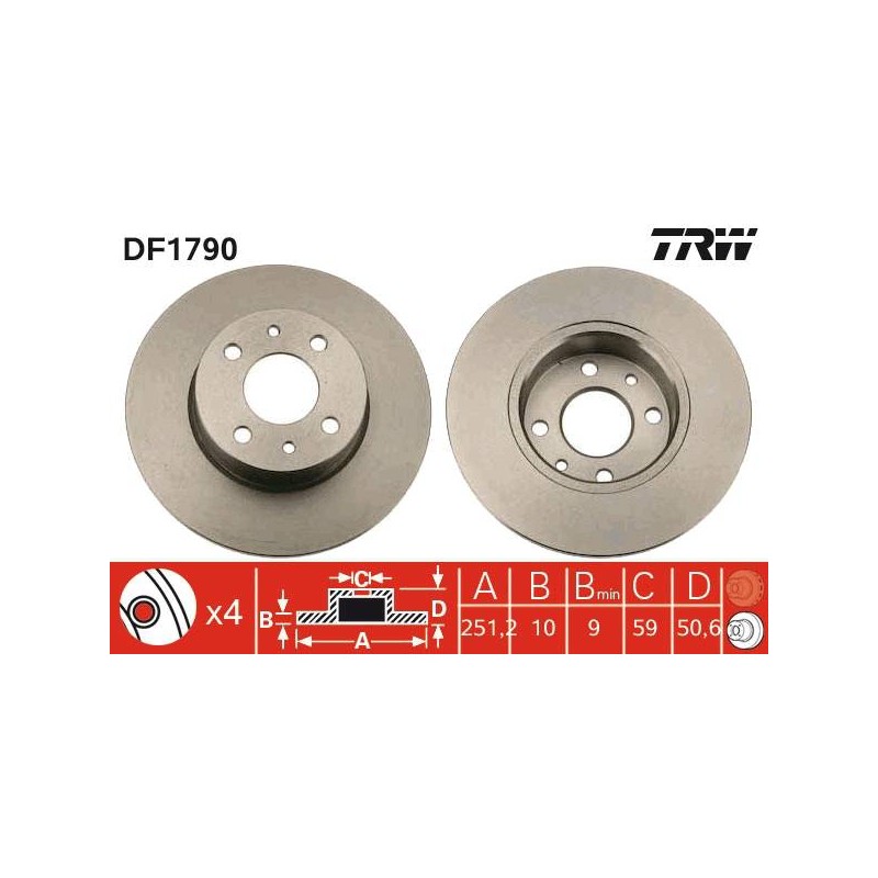 PAIRE DE DISQUES