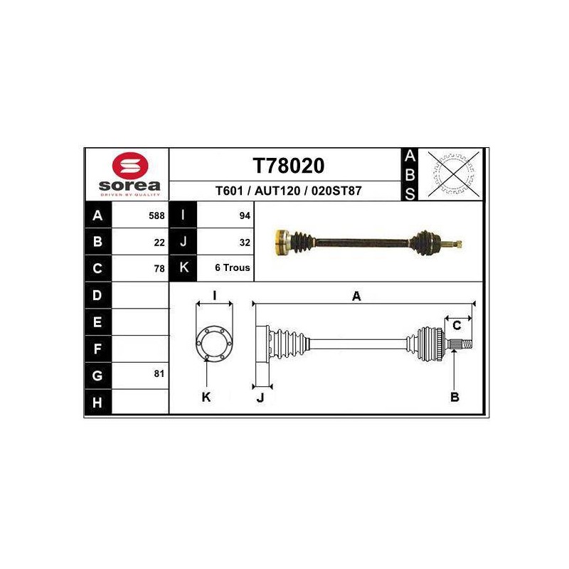 TRANSMISSION / AUDI 80 AUTO