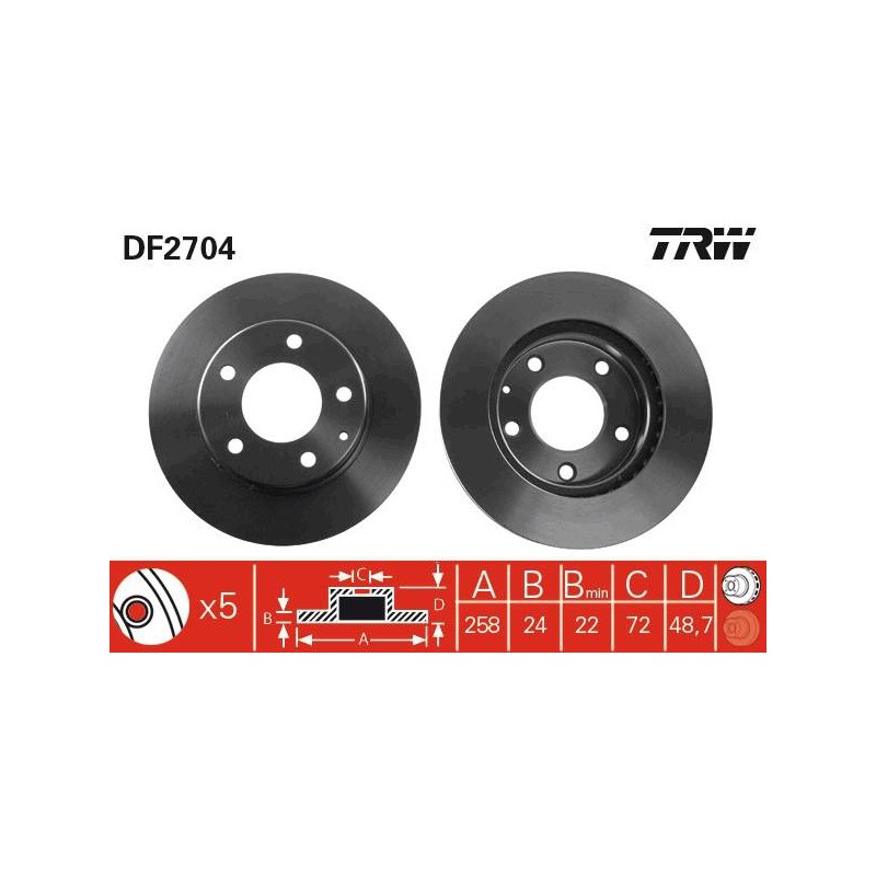 PAIRE DE DISQUES