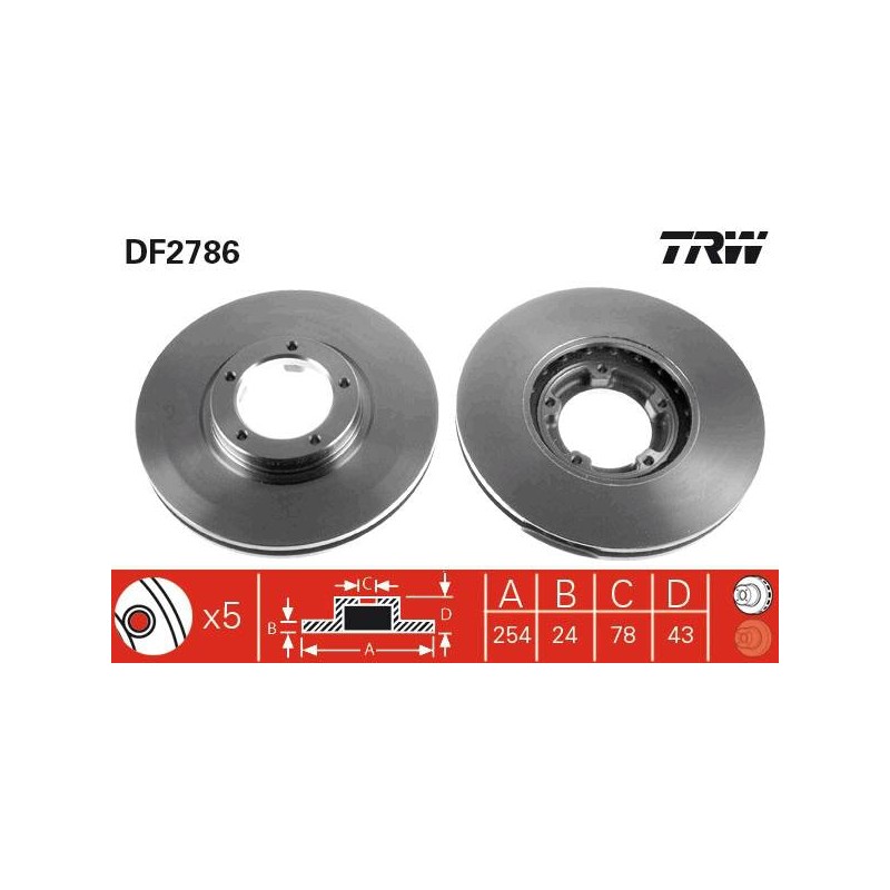 PAIRE DE DISQUES