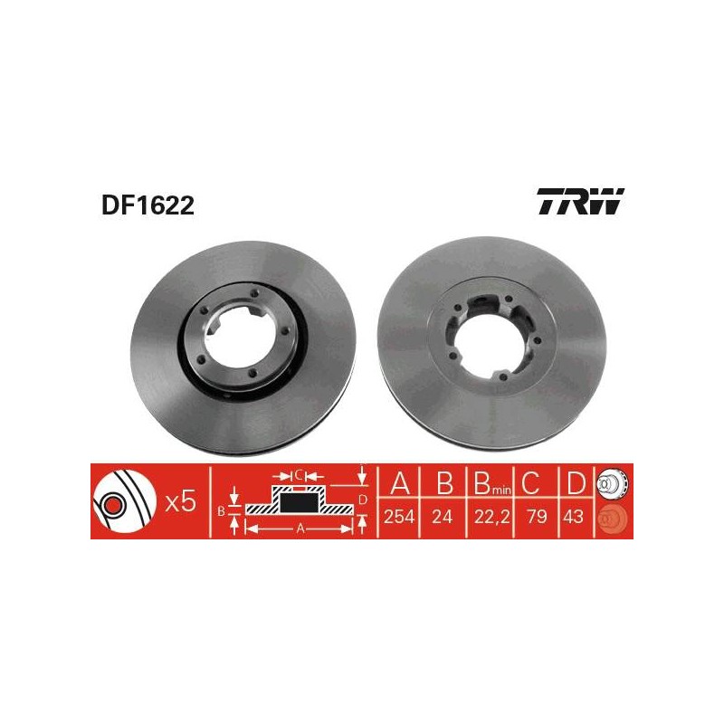 PAIRE DE DISQUES