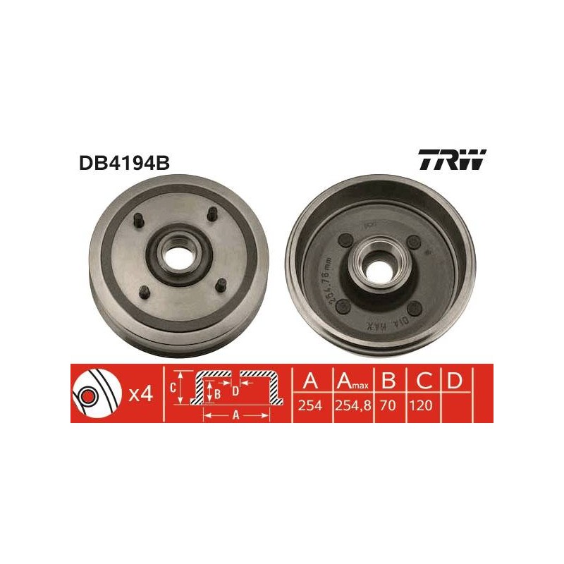 TAMBOUR DE FREIN + ROUL.