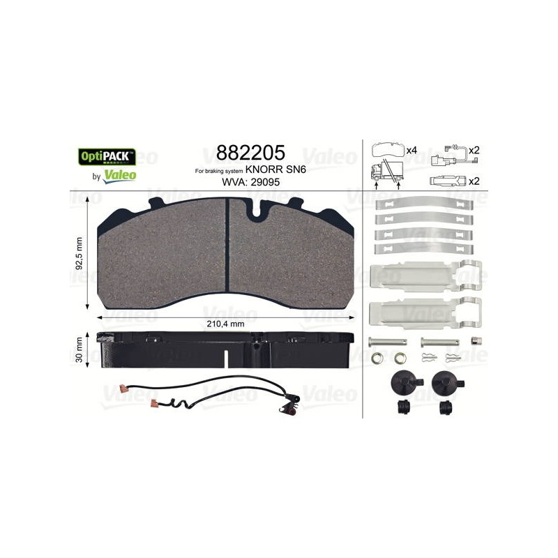 PLAQUETTES OPTIPACK EUROCARGO TECTO