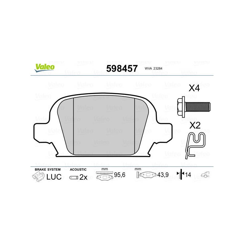 PLAQ FREIN OPEL CORSA C. TIGRA