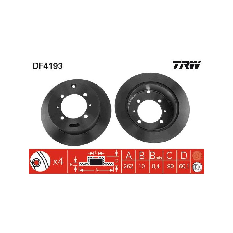 PAIRE DE DISQUES
