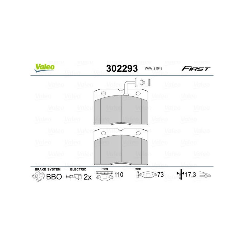 PLAQ FREIN FIRST IVECO DAILY 01.89