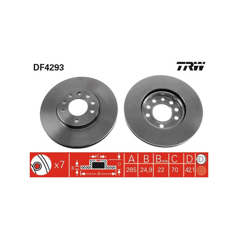 PAIRE DE DISQUES