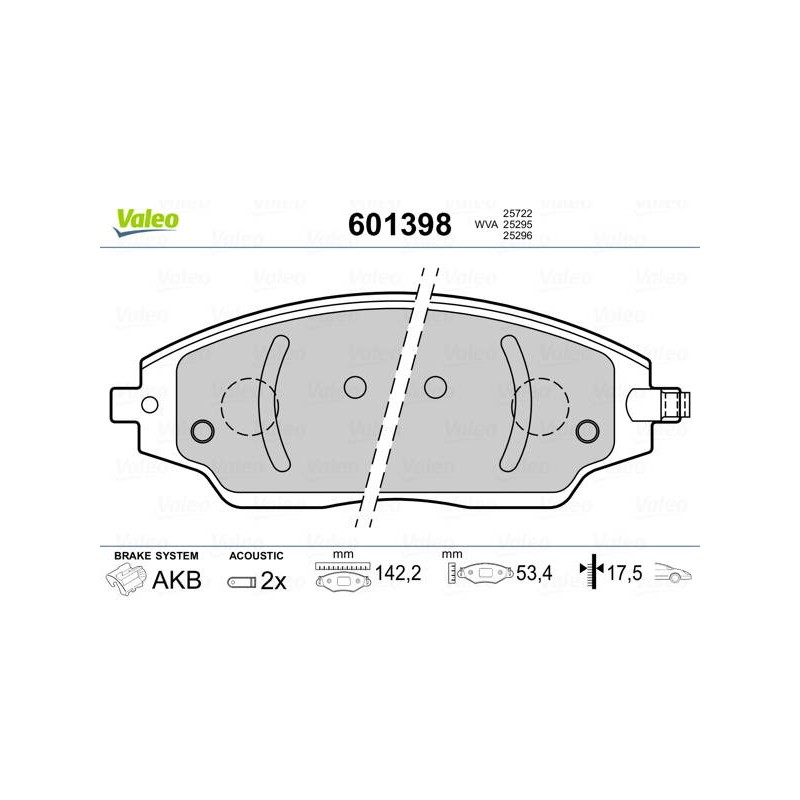 PLAQ FREIN CHEV AVEO (T300)