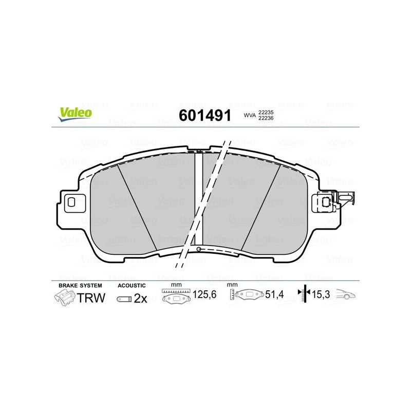 PLAQ FR MAZDA 2 (DL/DJ) 2014 AV