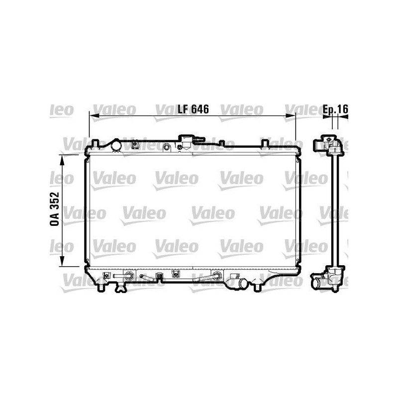 RAD MOT MAZDA 323