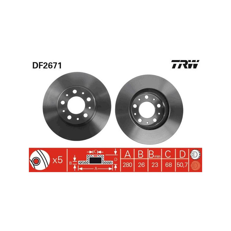 PAIRE DE DISQUES