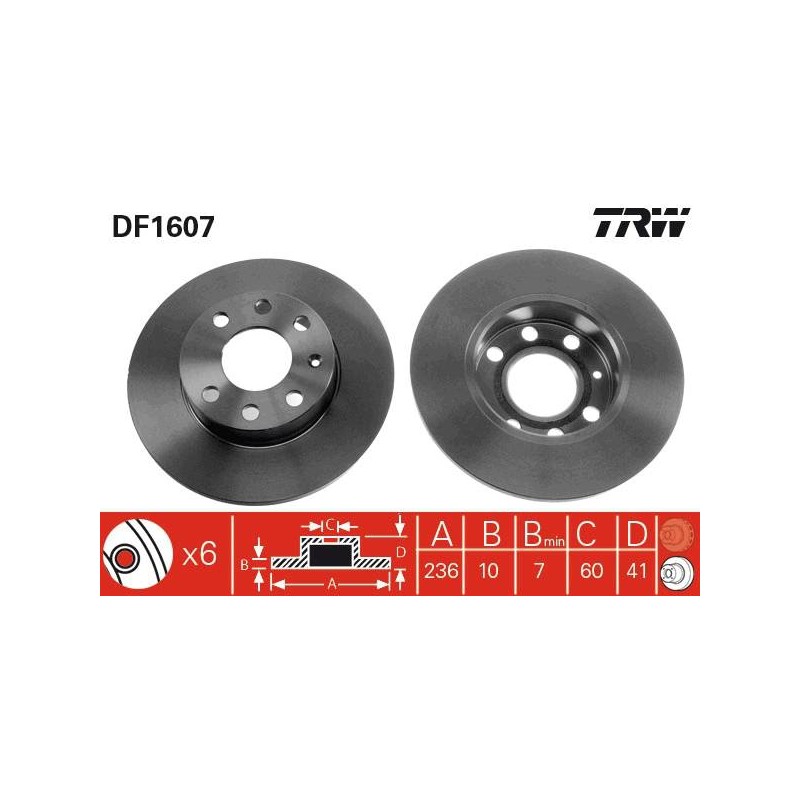 PAIRE DE DISQUES