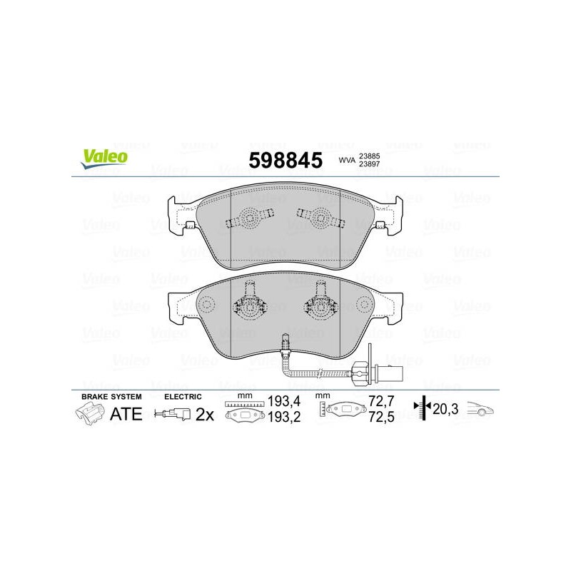 PLAQ FREIN AUDI A8 SERIE II