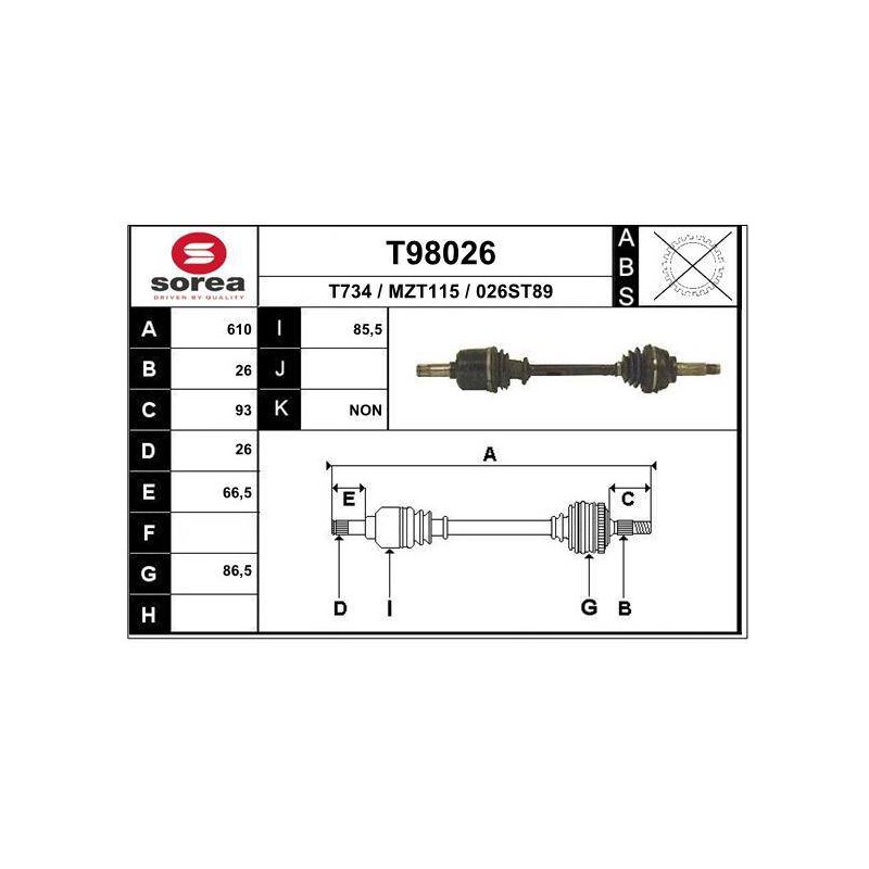 TRANSMISSION / 626 1.6L