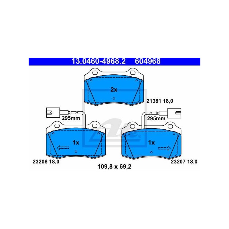 PLAQUETTES DE FREIN