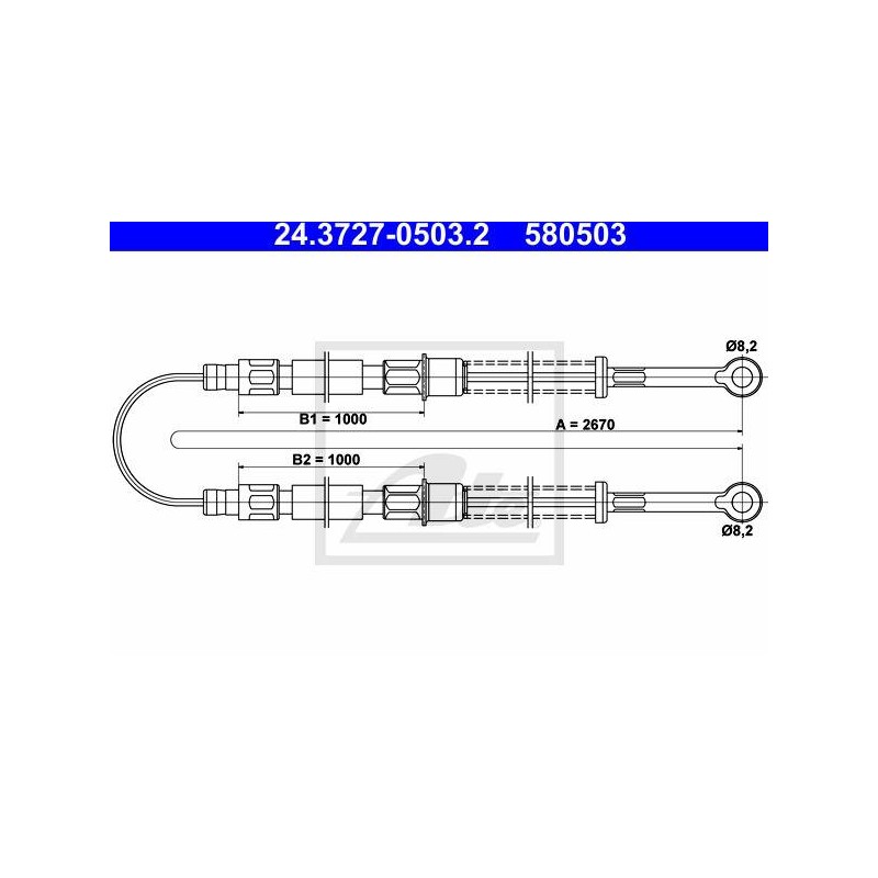 CABLE DE FREIN A MAIN