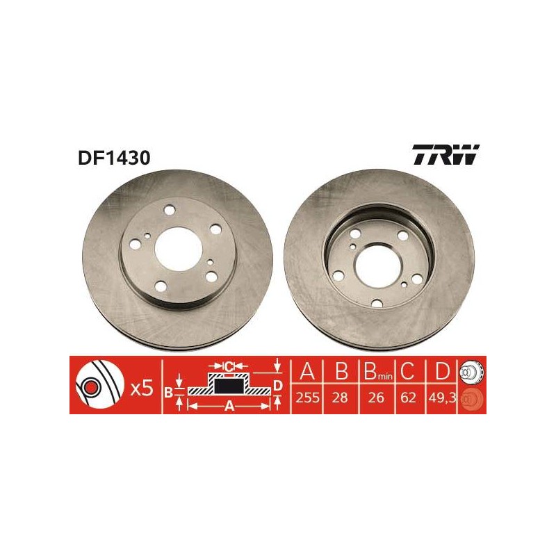 PAIRE DE DISQUES