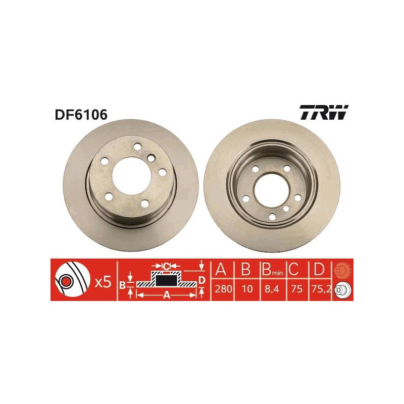 PAIRE DE DISQUES