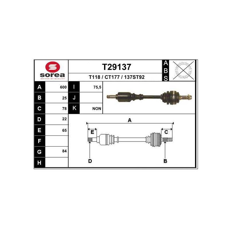 TRANSMISSION / BX14 MOTEUR TU