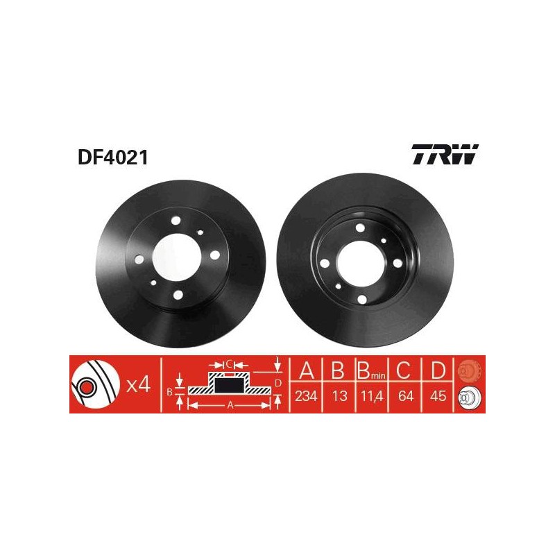 PAIRE DE DISQUES