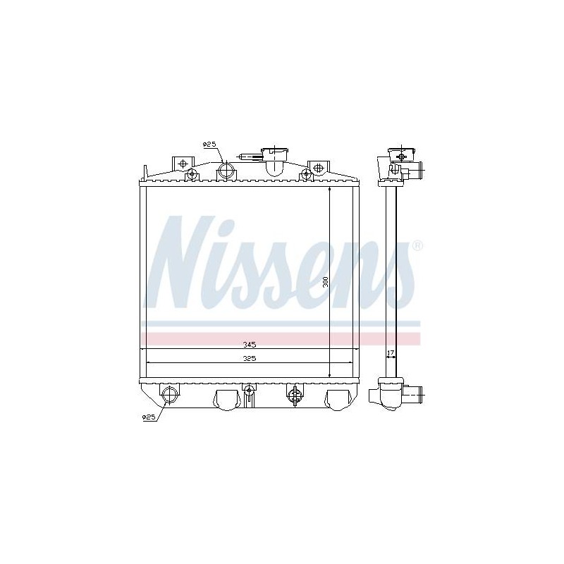 RAD.MOT DAIHATSU CUORE (1981) 0.6