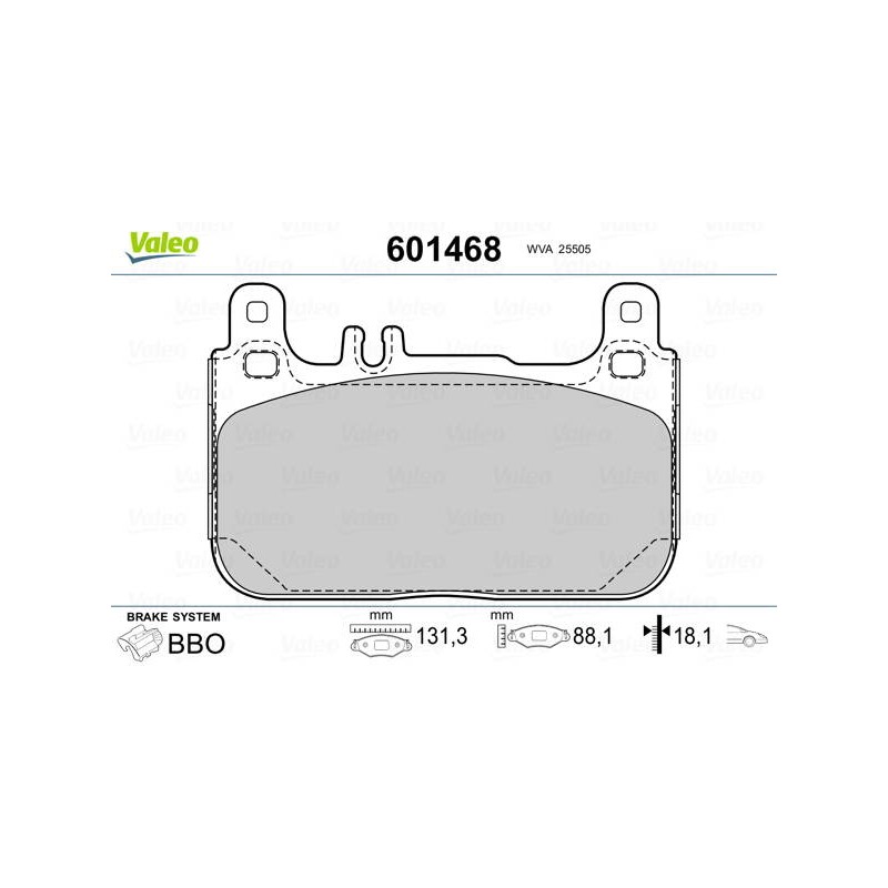 PLAQ FR MERCEDES S300 (2014 ) AV