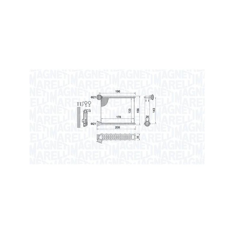 RADIATEUR CHAUFFAGE RENAULT CLIO IV