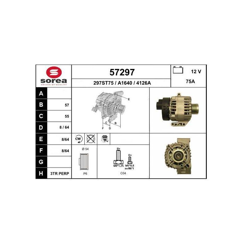 ALTERNATEUR VL / FIAT / LANCIA