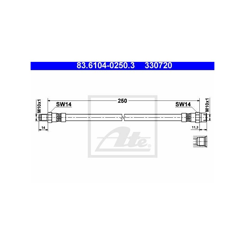 FLEXIBLE DE FREIN / EMBRAYAGE