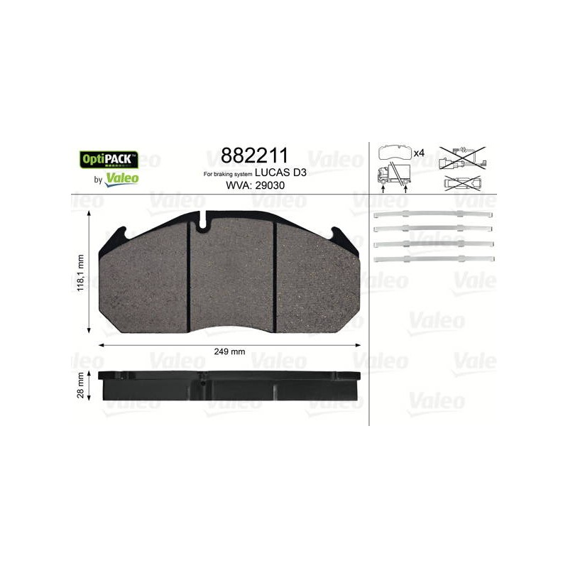 PLAQUETTES OPTIPACK RT MAGNUM/PREMI