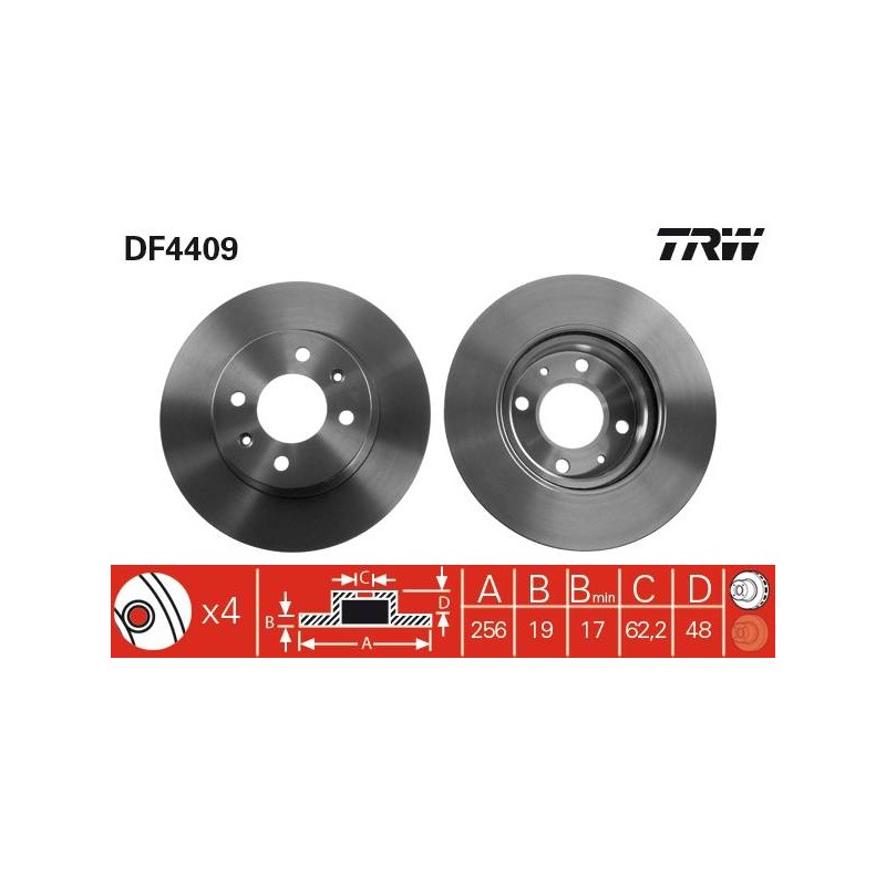 PAIRE DE DISQUES