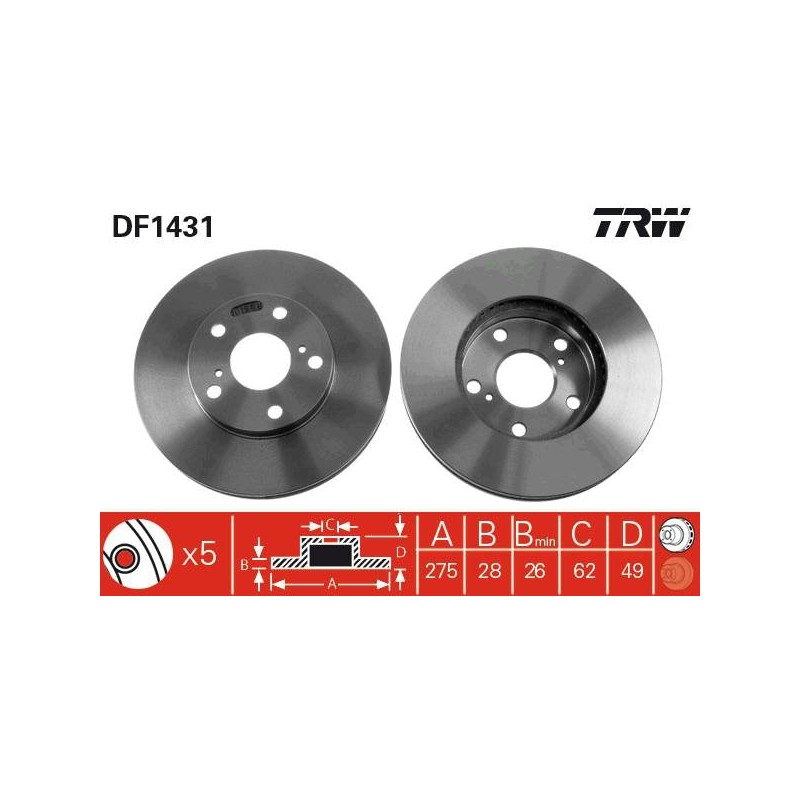 PAIRE DE DISQUES