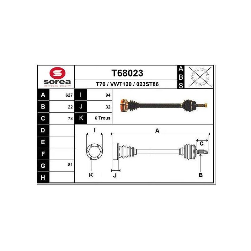 TRANSMISSION / AUDI 80 DIESEL