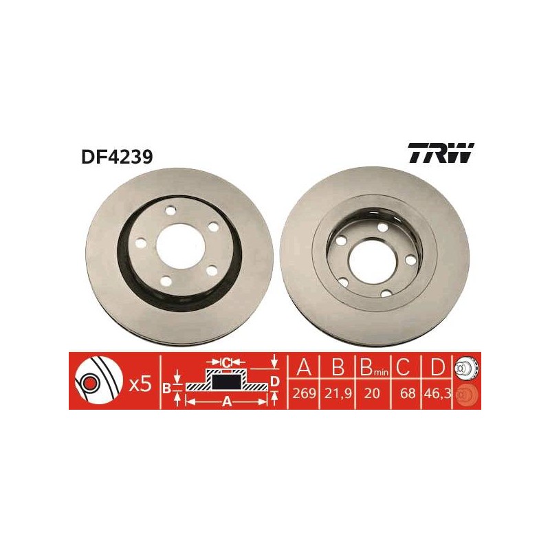 PAIRE DE DISQUES