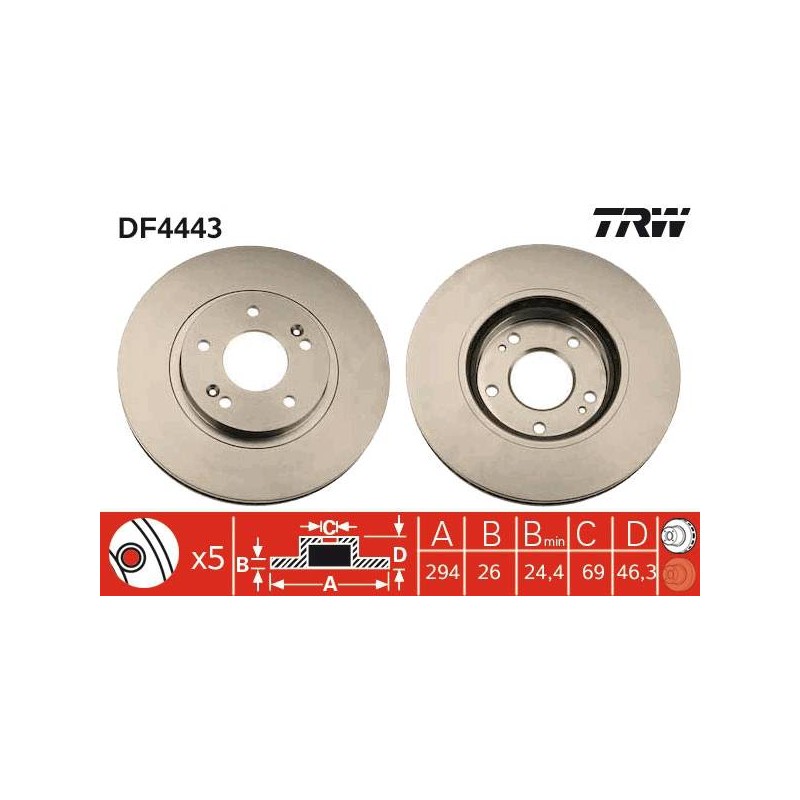 PAIRE DE DISQUES