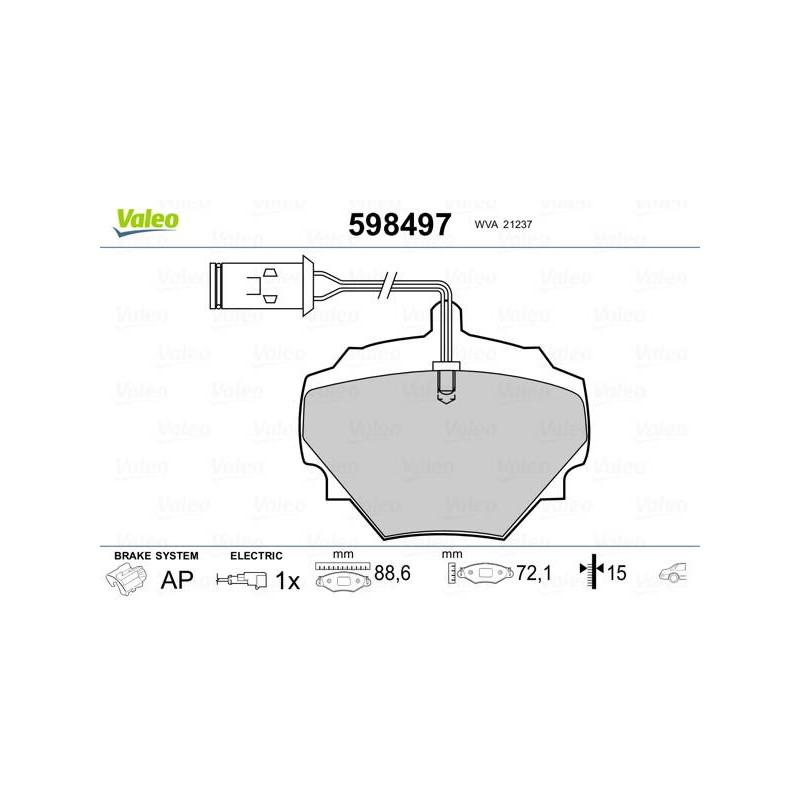 PLAQ FREIN LAND DEFENDER 90. DISCOV