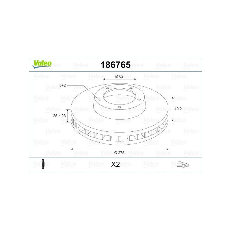 DISQ FREIN X2 TOYO RAV4