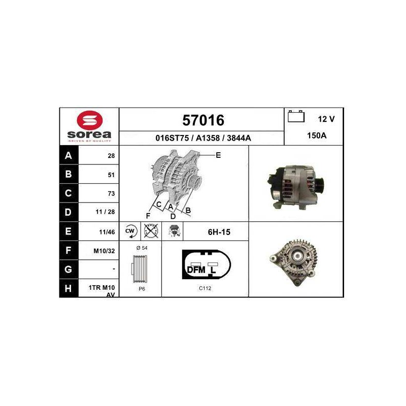 ALTERNATEUR VL / BMW 318 D