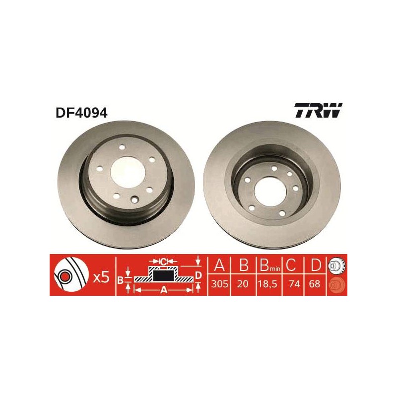 PAIRE DE DISQUES